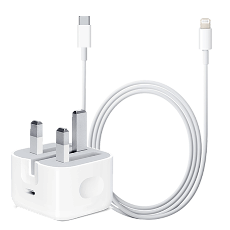 Apple 20W USB-C Power Adapter + USB-C to Lightning Cable