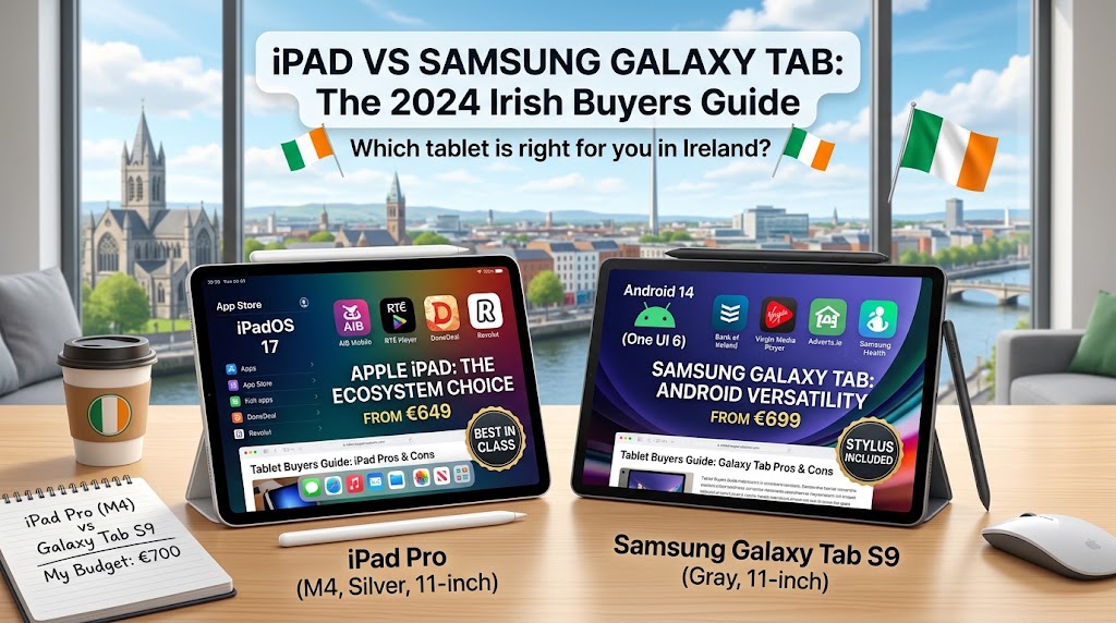 iPad vs Samsung Galaxy Tab: Which Should You Buy in Ireland?