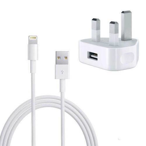 Mains wall charger plug + Cable for apple , iphones