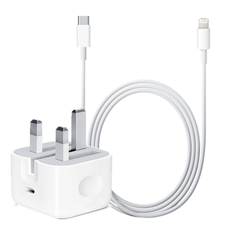 Apple 18W USB-C Power Adapter + USB-C to Lightning Cable